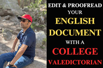quickly proofread and edit your document and check for grammar and spelling
