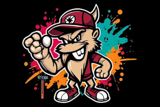 draw custom logo graffiti or doodle art for your business