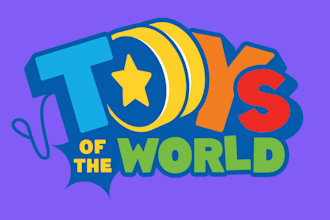 do custom retro vintage toys logo design