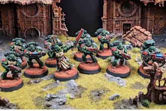 3d print and paint your warhammer 40k miniatures figurines and tabletop diorama