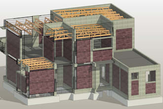 create detailed bim models in revit for architecture, structure and mep