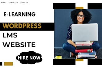 build educational website lms online course using wordpress elearning marketing