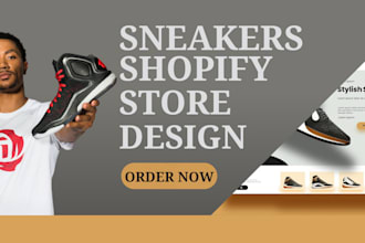 build a sneaker ecommerce website, shopify dropshipping and reselling store