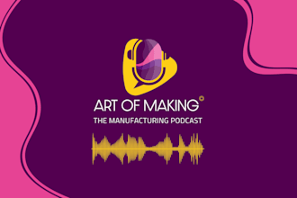 do custom retro vintage podcast logo design