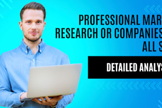 conduct expert market research for your company