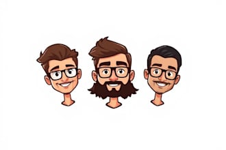 design, caricature mascot logo, modern cartoon character, cartoon portrait,
