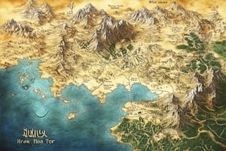 make an map of your fantasy world or city