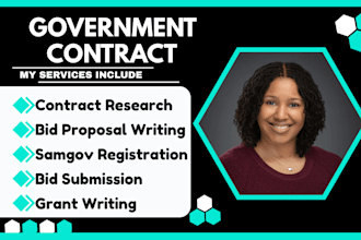 write bid proposal, grant proposal, government contract research, rfp rfq, grant