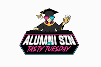 design fun energetic nightclub theme logo
