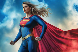 draw superhero cartoon character design