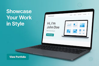 create personal portfolio website for you or your business