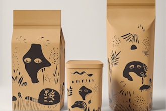 do custom product packaging, design box, pouch, 3d mockups