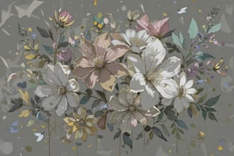 draw botanical illustration art for you