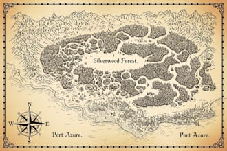 create maps for your fantasy game, book and projects