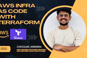 do expert AWS infrastructure in terraform
