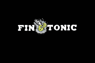 design fin tonic boat logo
