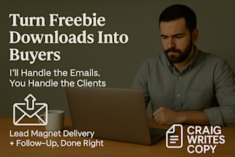 create emails to turn freebie signups into paying clients