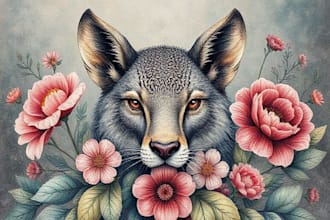 make any floral, animal or botanical art