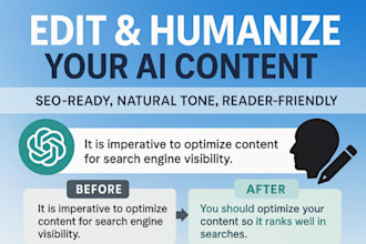 edit and humanize your ai content for quality and SEO