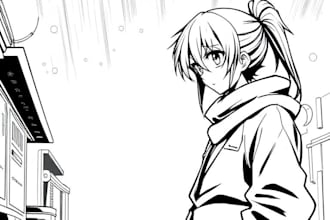 draw anime manga comic page manga panel storyboard