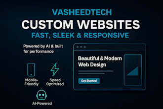 develop a sleek responsive website that drives business growth