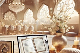 be your online nikah imam and lead islam nikah as an official imam