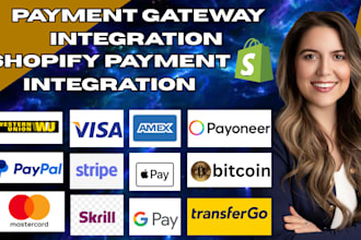 setup shopify payments, paypal, stripe, wise, square, skrill, shopify balance