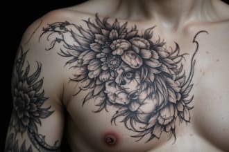 create custom realistic tattoo design