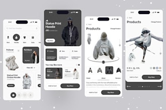 build professional ecommerce app, online store app, multivendor app like alibaba