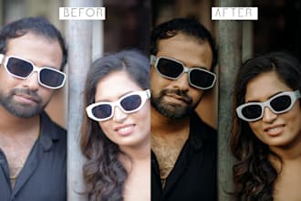 professional high end photo retouching and album design