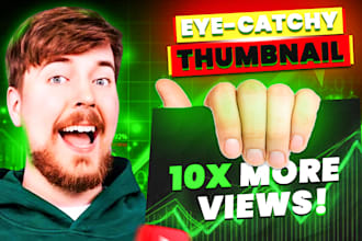 design attractive thumbnail for your youtube video in just 3hr
