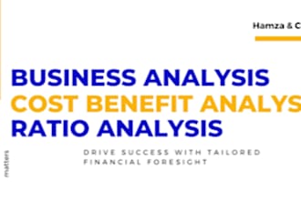 do cost profit analysis, profit projections, vertical, and horizontal analysis