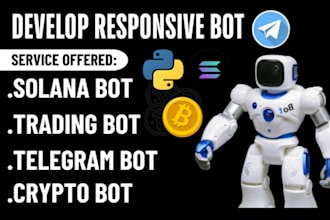blockchain developer for crypto trading telegram discord bot