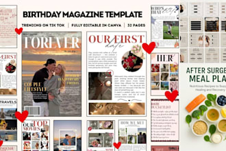 design digital magazines, magazine ads, magazine cover and product catalog