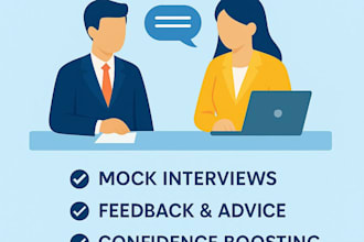help prepare for yout next job interview with coaching sessions