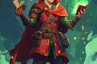 paint detailed game art and splash art