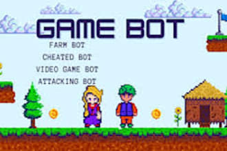 develop web game automation bot autoplay cheated farming bot rpg mmorpg game bot