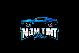 do professional automotive car rental wash car detailing racing repair logo