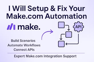 setup make com automation make com scenario make com workflow fix make com api