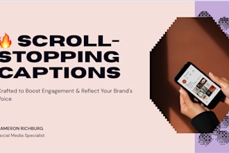 write viral, on brand captions for instagram and tiktok