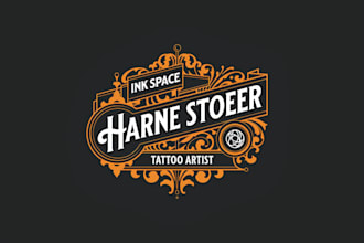 create creative vintage and retro badge logo design