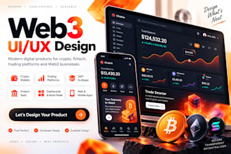 design web3 crypto fintech trading platform UI UX