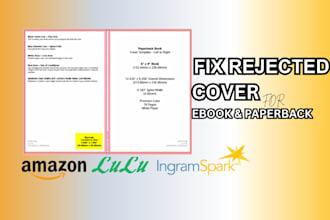 format, publish fix rejected book resize cover, hardcovers paperback formatting