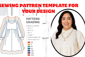 create sewing pattern, undefined, pattern maker,sewing ,grading pattern,