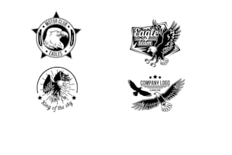 design animal mascot eagle military army skul any logo design
