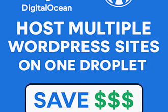 host multiple wordpress websites on a single  digitalocean droplet