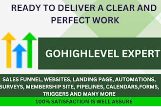 gohighlevel landing page gohighlevel website gohighlevel sales funnel ghl expert