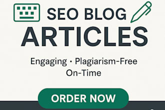 write SEO blog articles in spanish or english