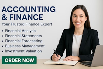 do accounting and finance assignments, financial analysis report, excel projects