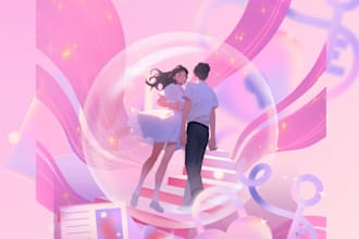 write  romantic ,mysterious, funny short stories for you